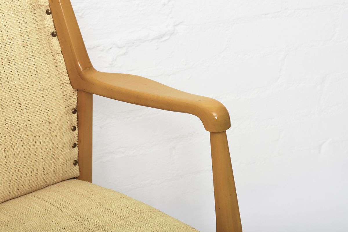 Erik Bryggman Caneweave Armchairs details6