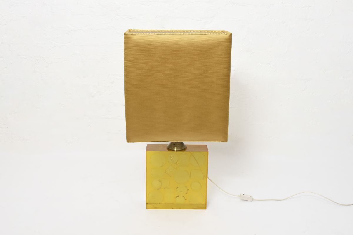 Anonymous-Yellow-Resin-Lamp