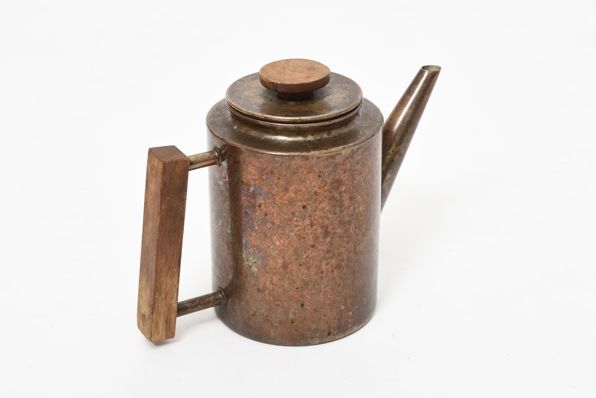 Heikinheimo Maija copper coffee pot 1950s back