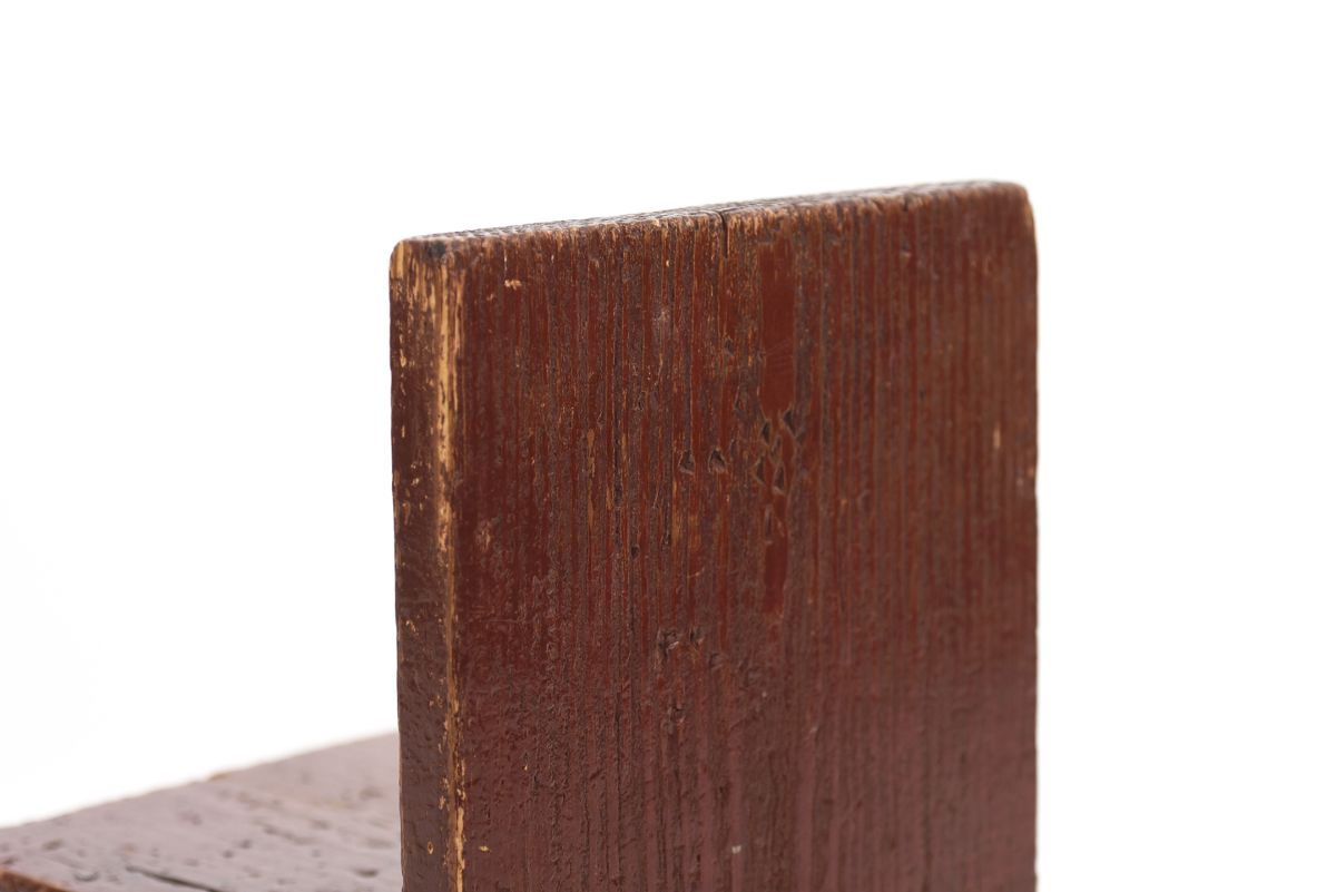 Anonymous Wooden kids chair burgandy 02