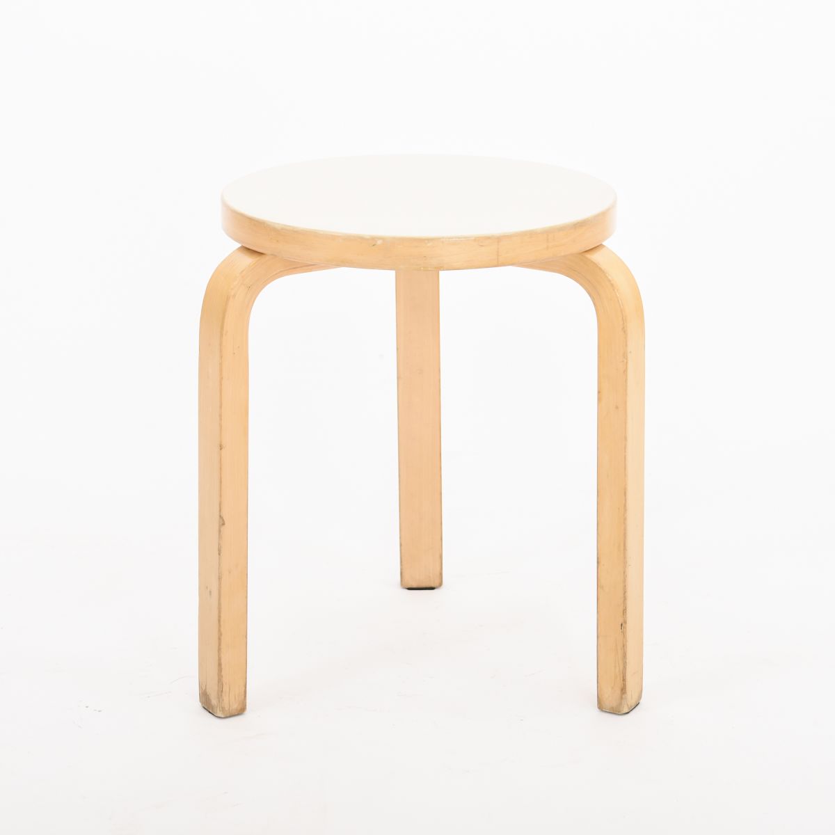 Aalto Alvar stool 60 white linoleum