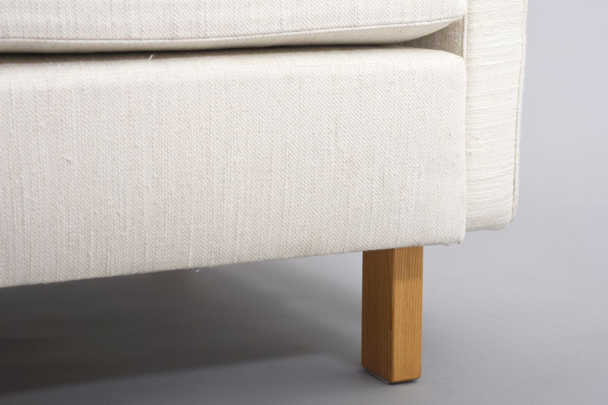 Aalto Alvar Armchair 511 white wool fabric 07