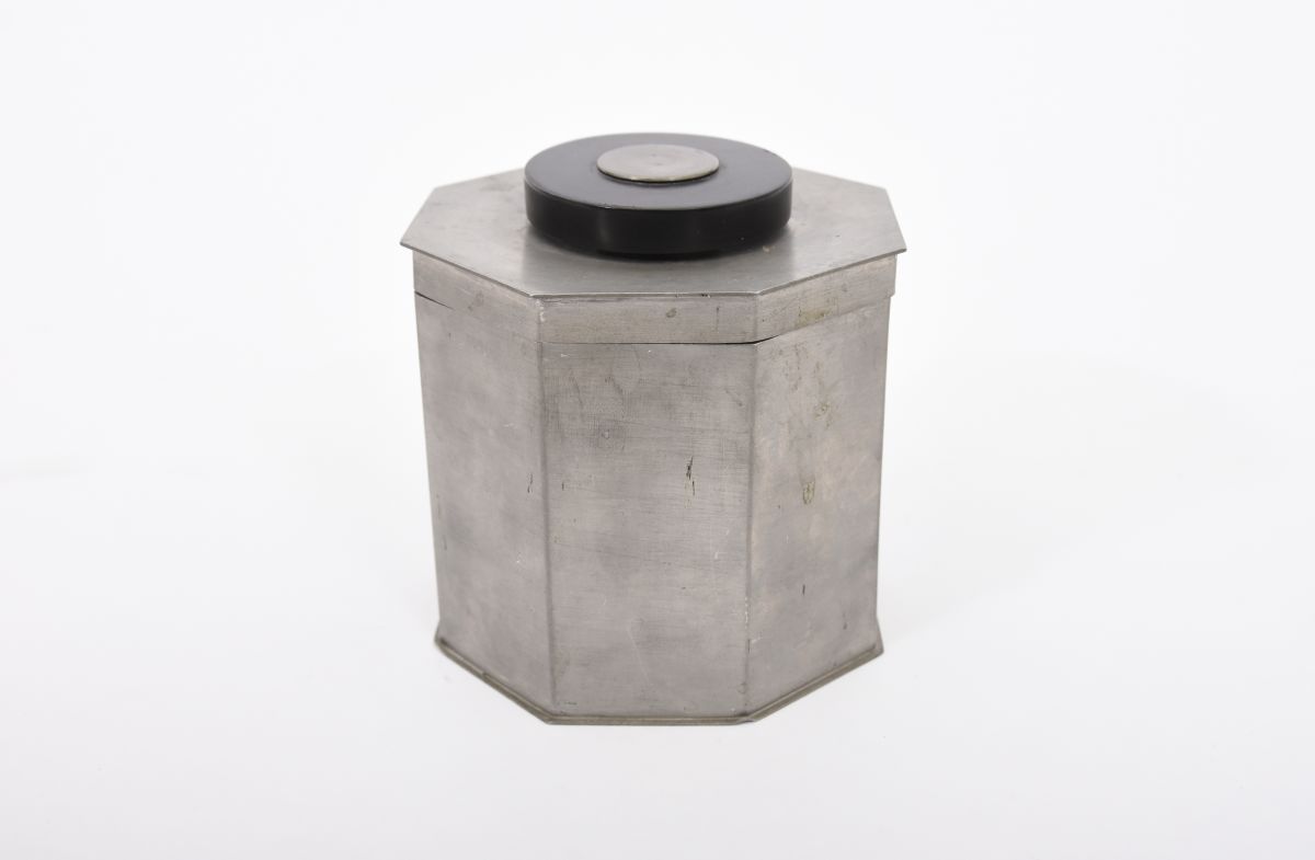 Anonymou Lidded eight sized pewter container Svenskt Tenn