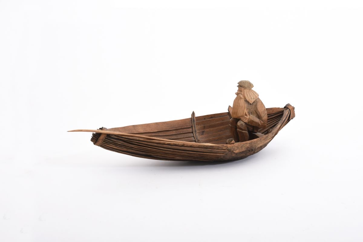 Anonymous Old man on a boat