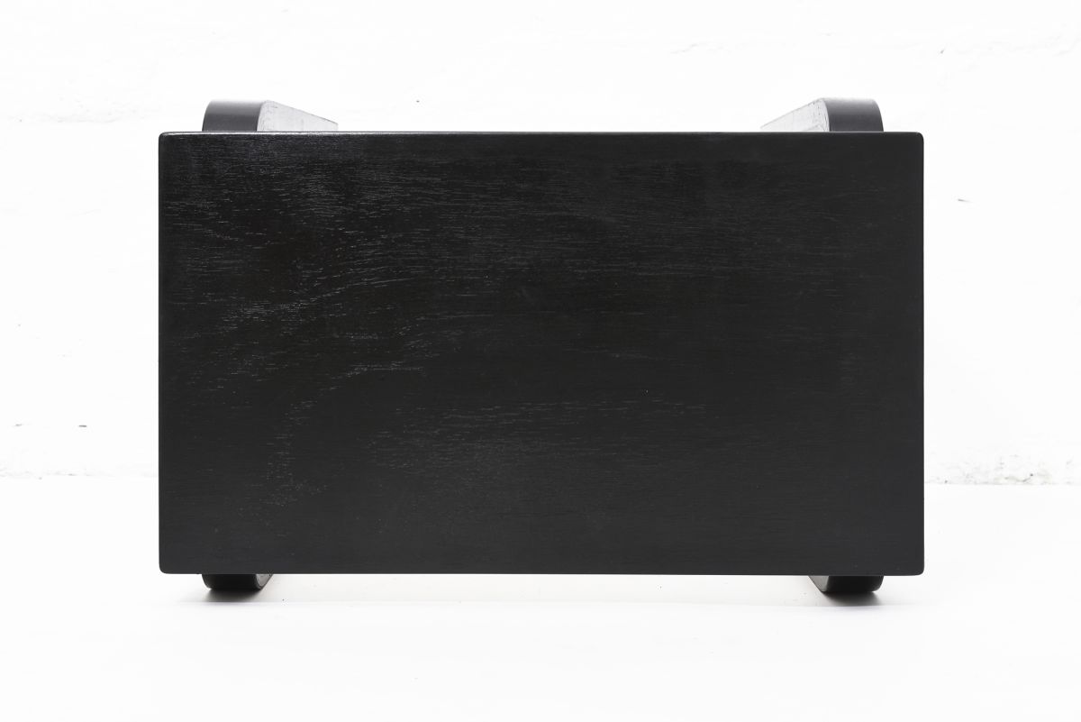 Aalto Alvar side table black top