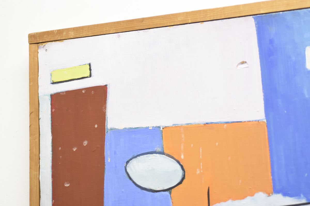 Kärkkainen Seppo abstract oil paint 1950s 01