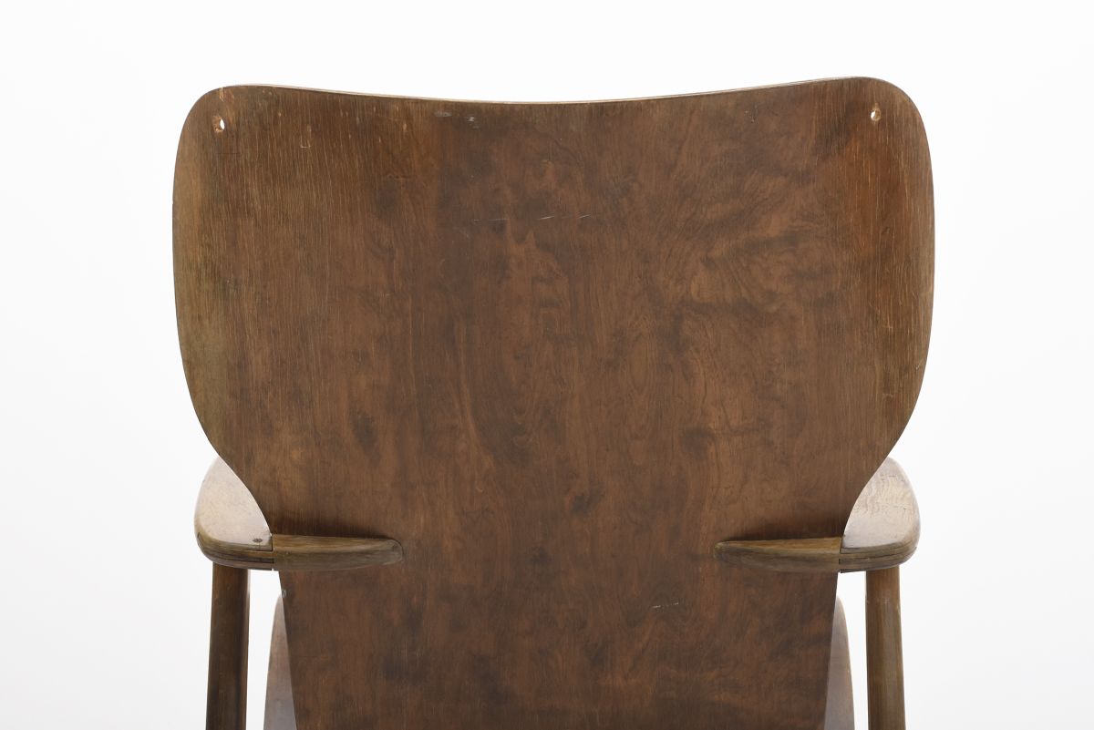 Tapiovaara Ilmari Domus louge chair Stain lacquered 04