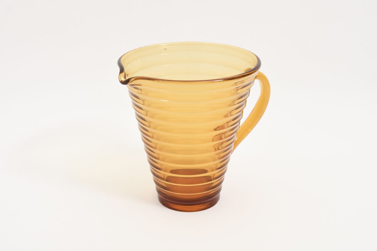Aino-Aalto-Glass-From-Bölgeblick-Pitcher-Orange-d15.5h17