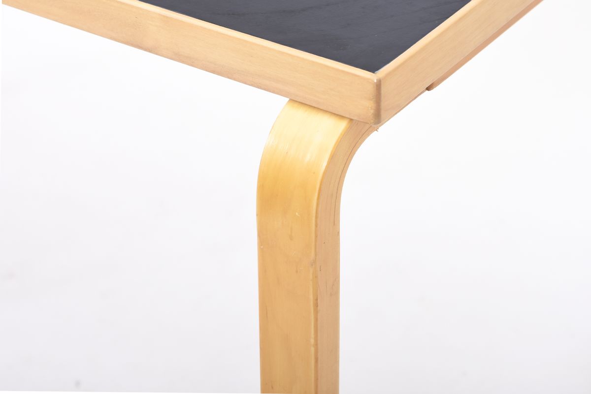 Aalto Alvar dining table black linoleum 05