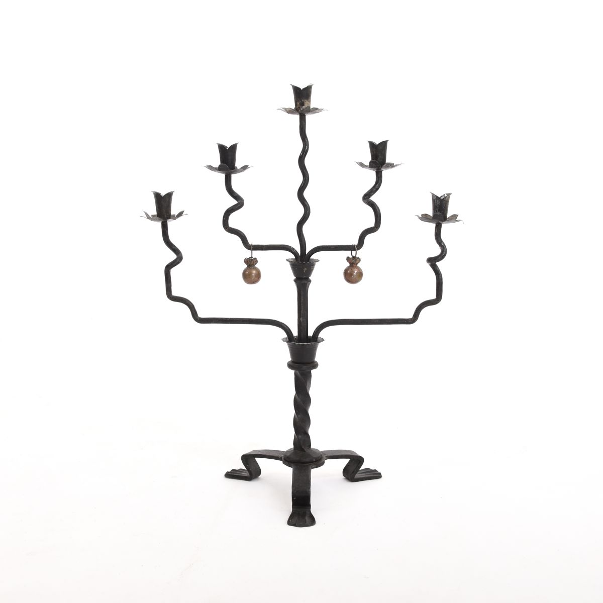 Anonymous Candle holder rotate steel