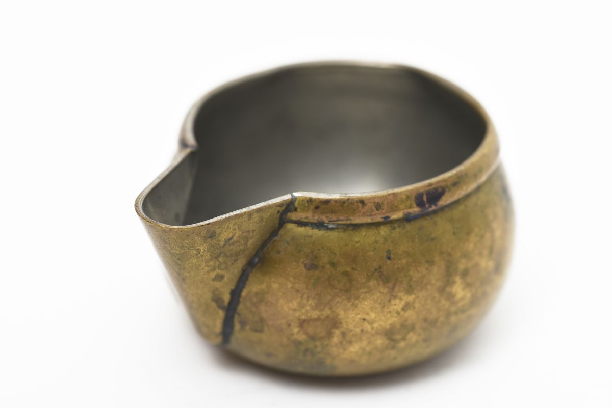 Heikinheimo Maija brass suger and creamer 01