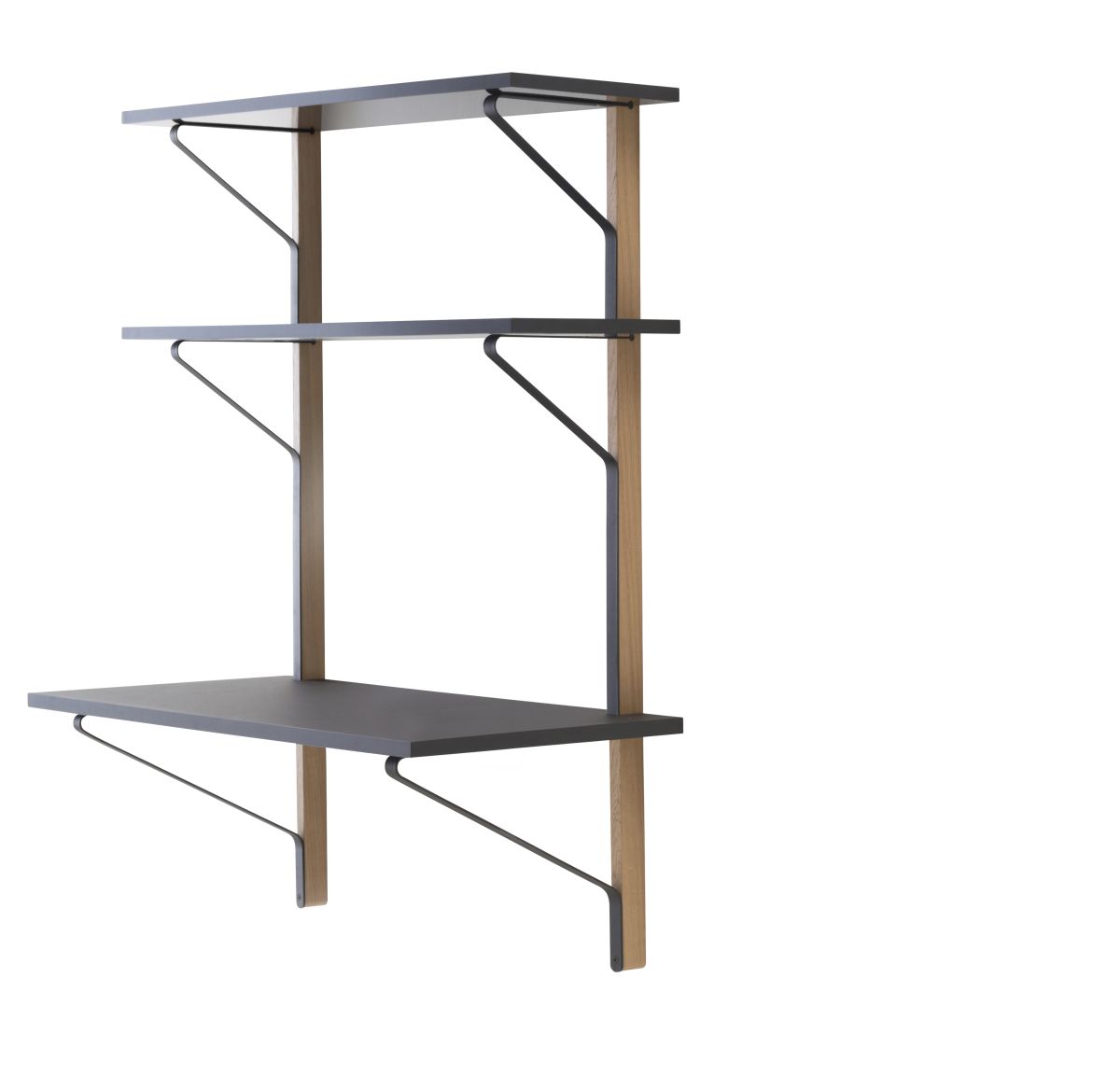 Kaari-Wall-Shelf-With-Desk-Reb013-Clear-Varnish