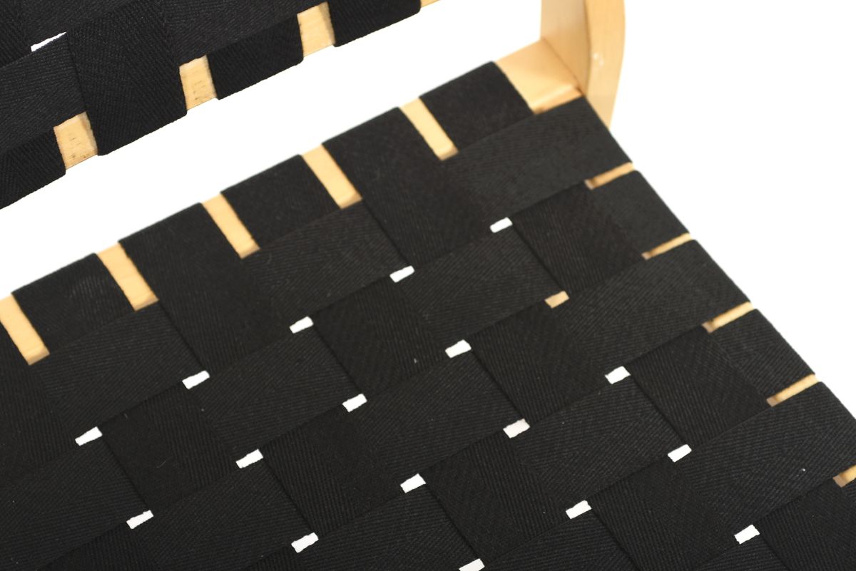 Aalto Alvar Chair 611 birch black webbing 04