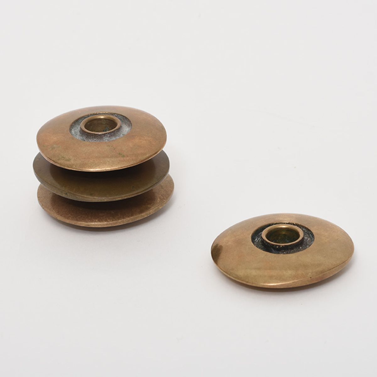 Bertel Gardberg Candle Holders Bronze
