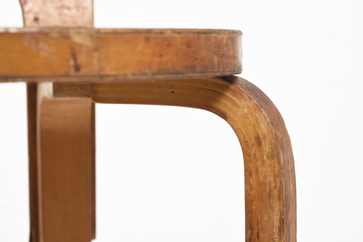 Aalto Alvar Chair K65 heavy patina 07