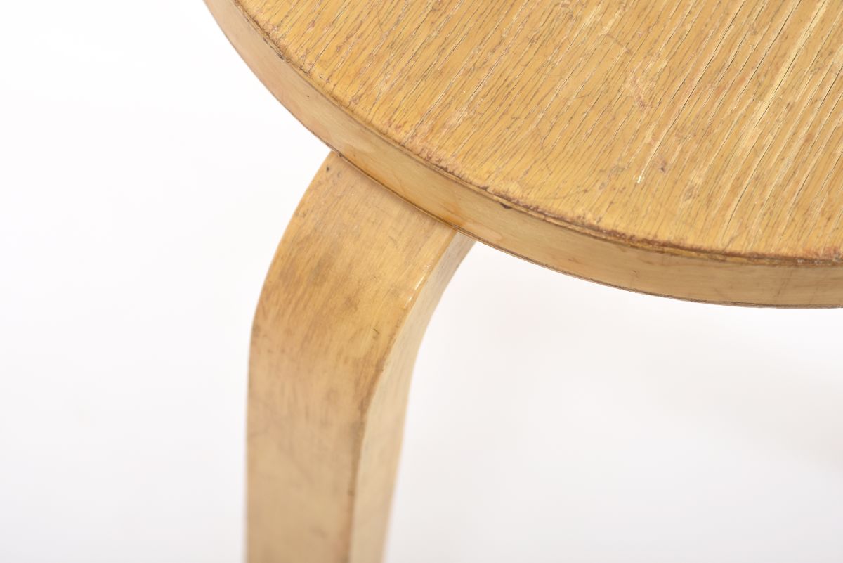 Aalto Alvar Stool 60 birch 1950 03