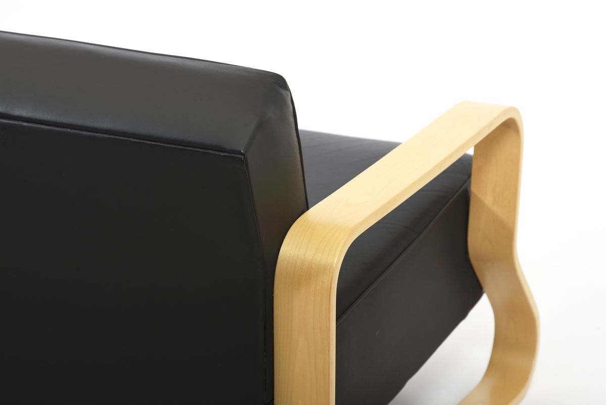 Aalto Alvar sofa 544 black sheep leather 03
