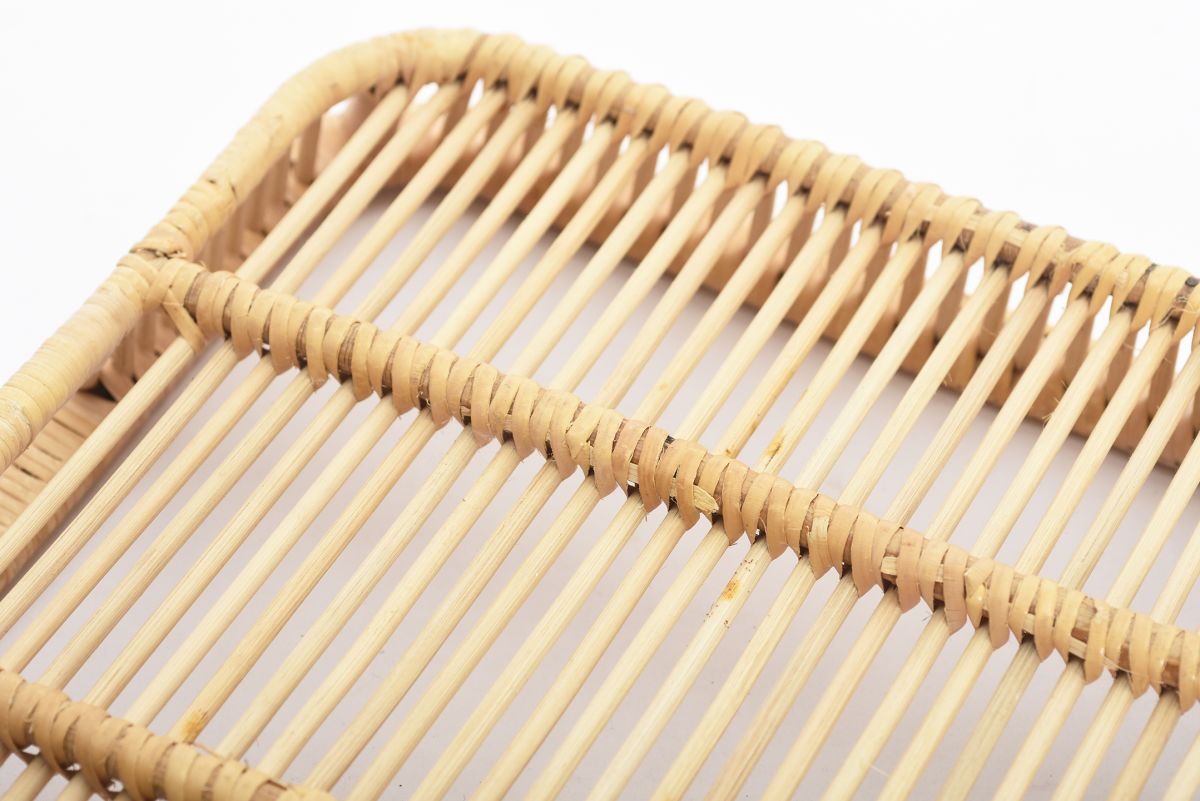 Artek Rattan tray set 05