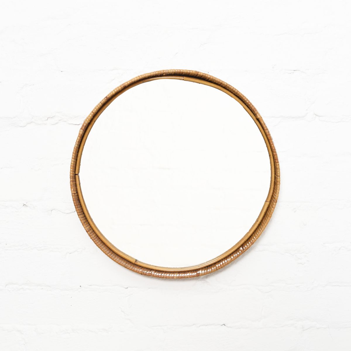Anonymous-Rattan-Round-Mirror