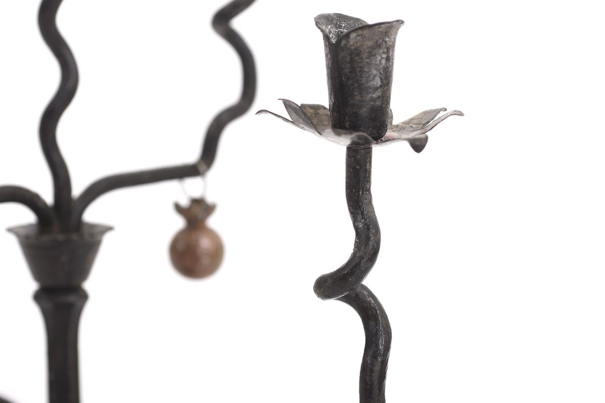 Anonymous Candle holder rotate steel 01 1