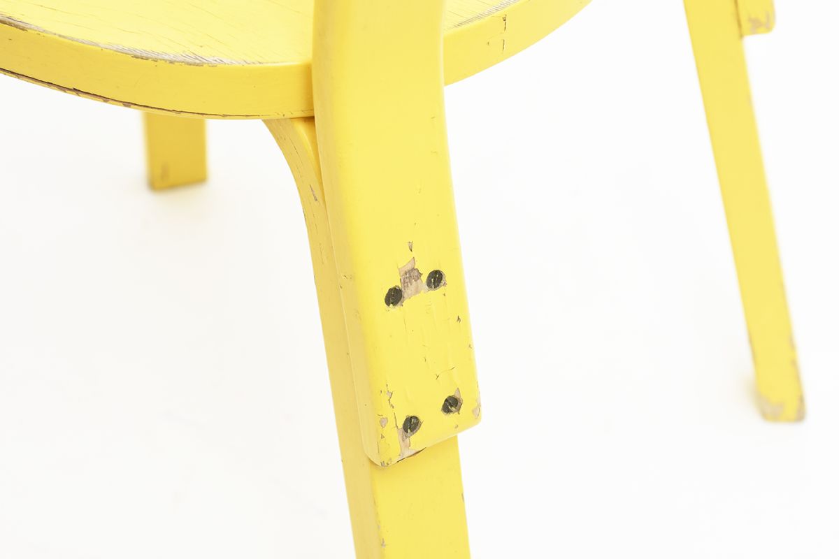 Aalto-Alvar-Chair-69-Painted-Yellow_detail10