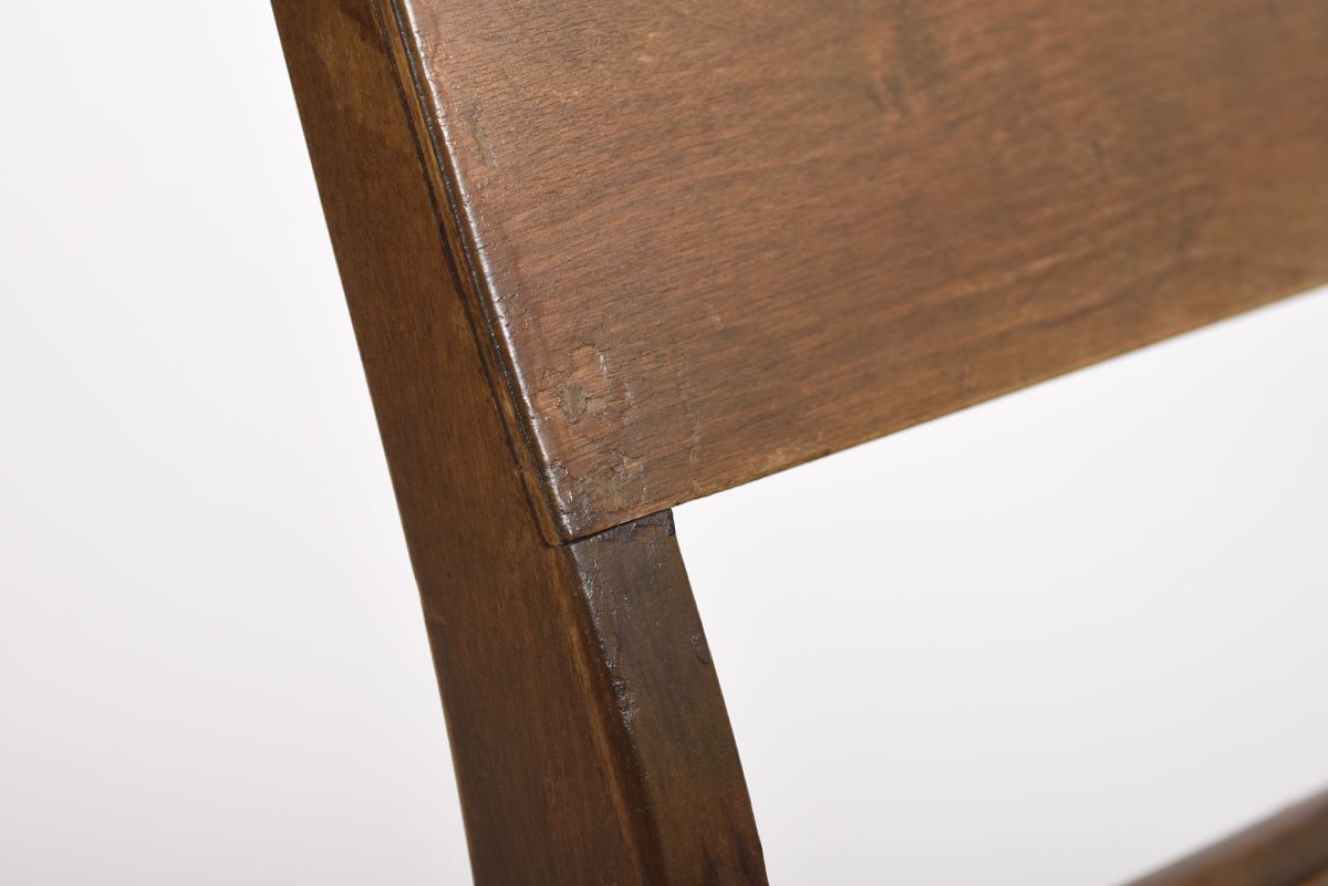 Aalto Alvar Chair 611 stained stamped 03