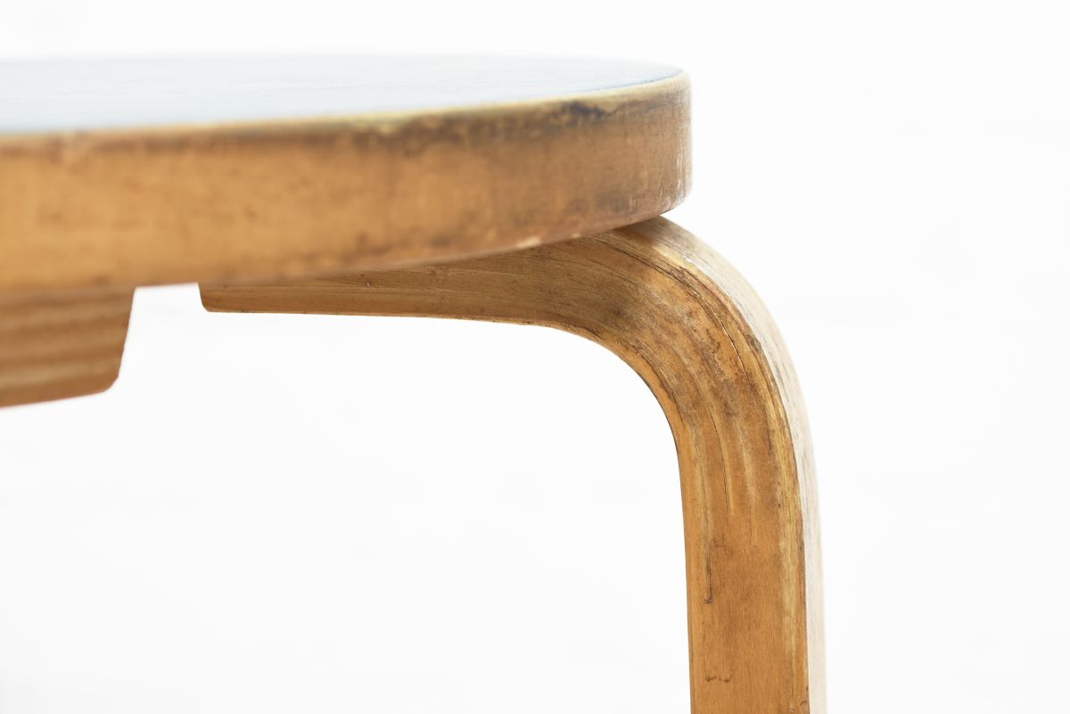 Aalto Alvar Chair 66 blue seat 06