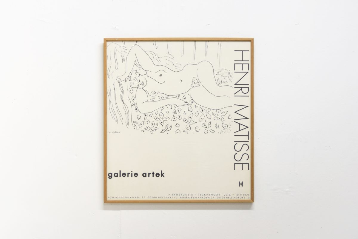 Matisse Henri galerie artek poster 1974