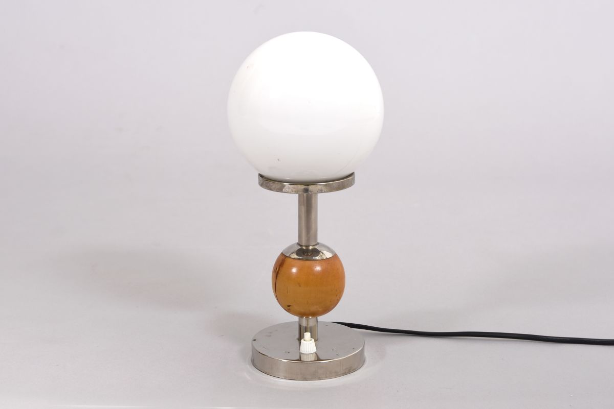 Anonymou Glass ball table lamp