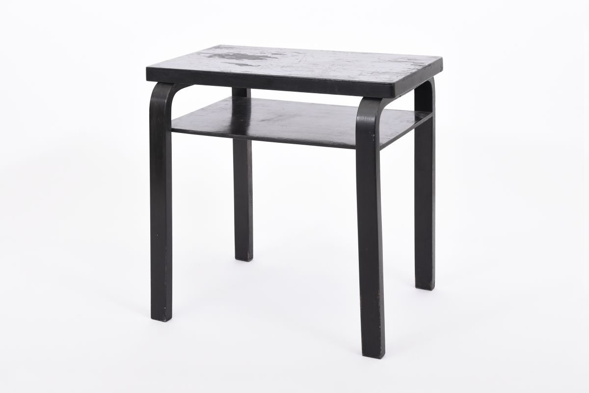 Aalto Alvar Painted side table black