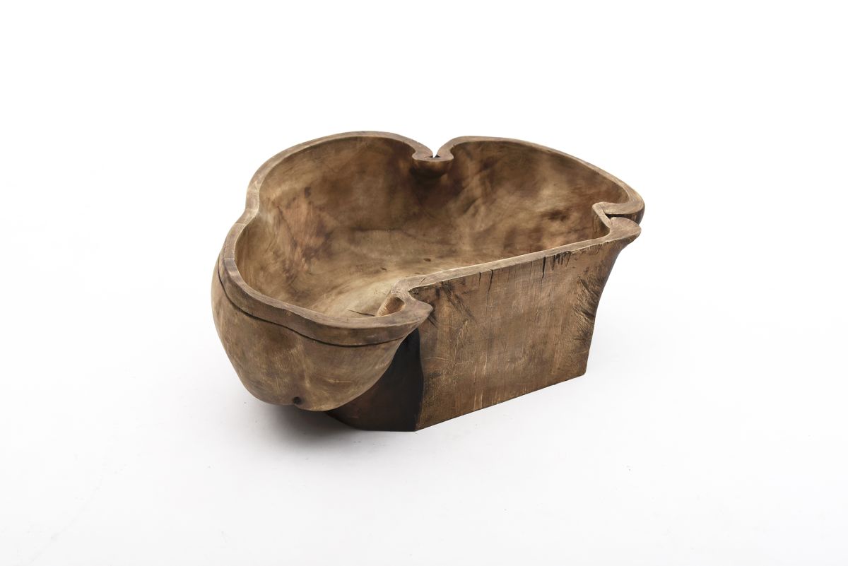 Anonymous Wood burl bowl back
