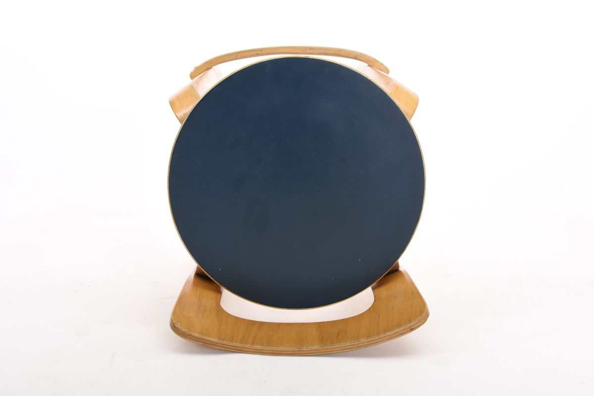 Aatlo Alvar Chair K65 dark blue linoleum top