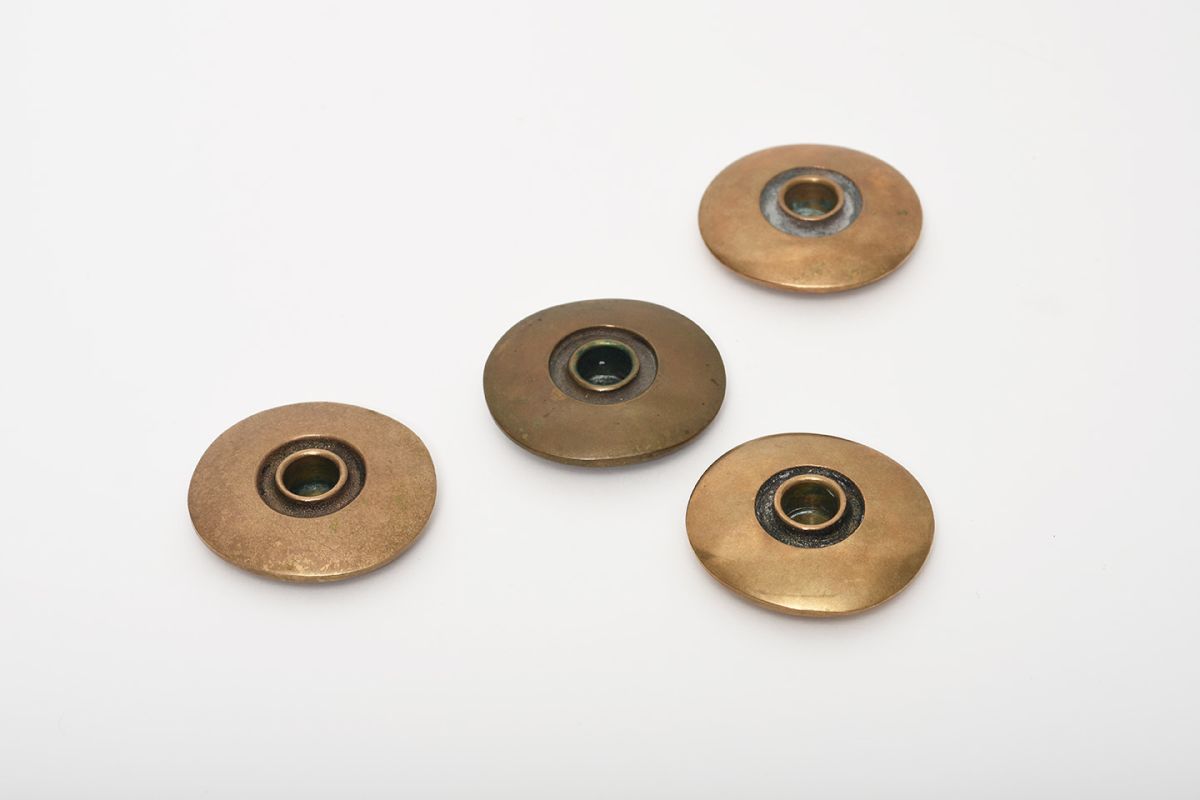 Bertel Gardberg Candle Holders Bronze details2