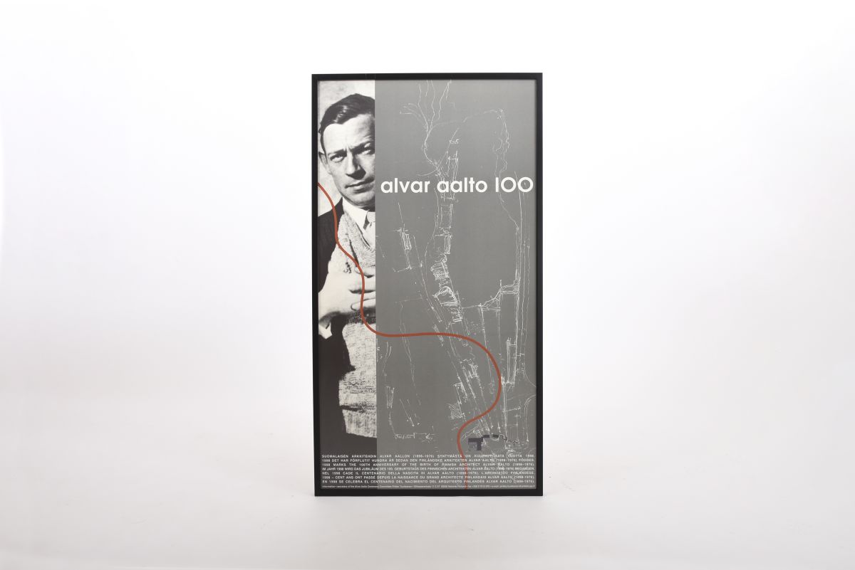 Anonymous Alvar Aalto anniversary poster 1990s