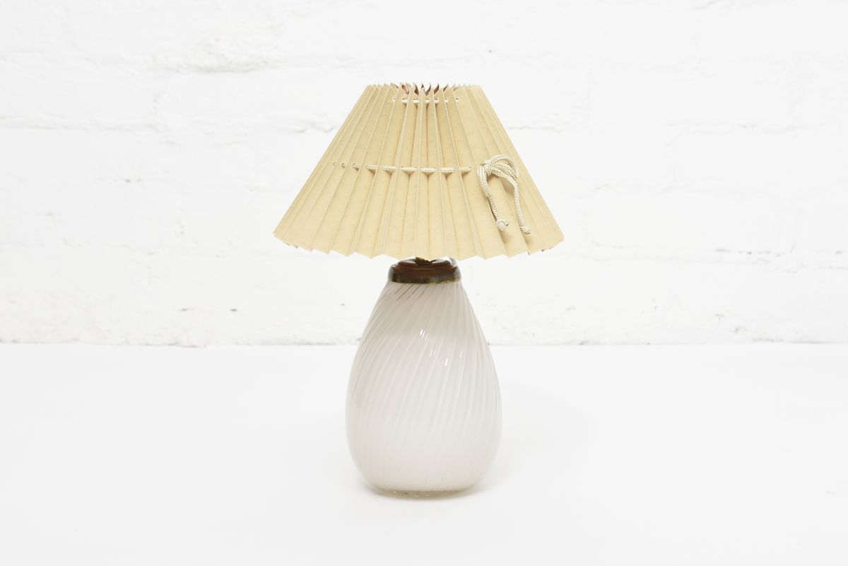 Anonymous Glass based table lamp