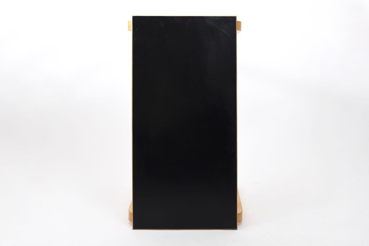 Aalto Alvar dining table black linoleum top