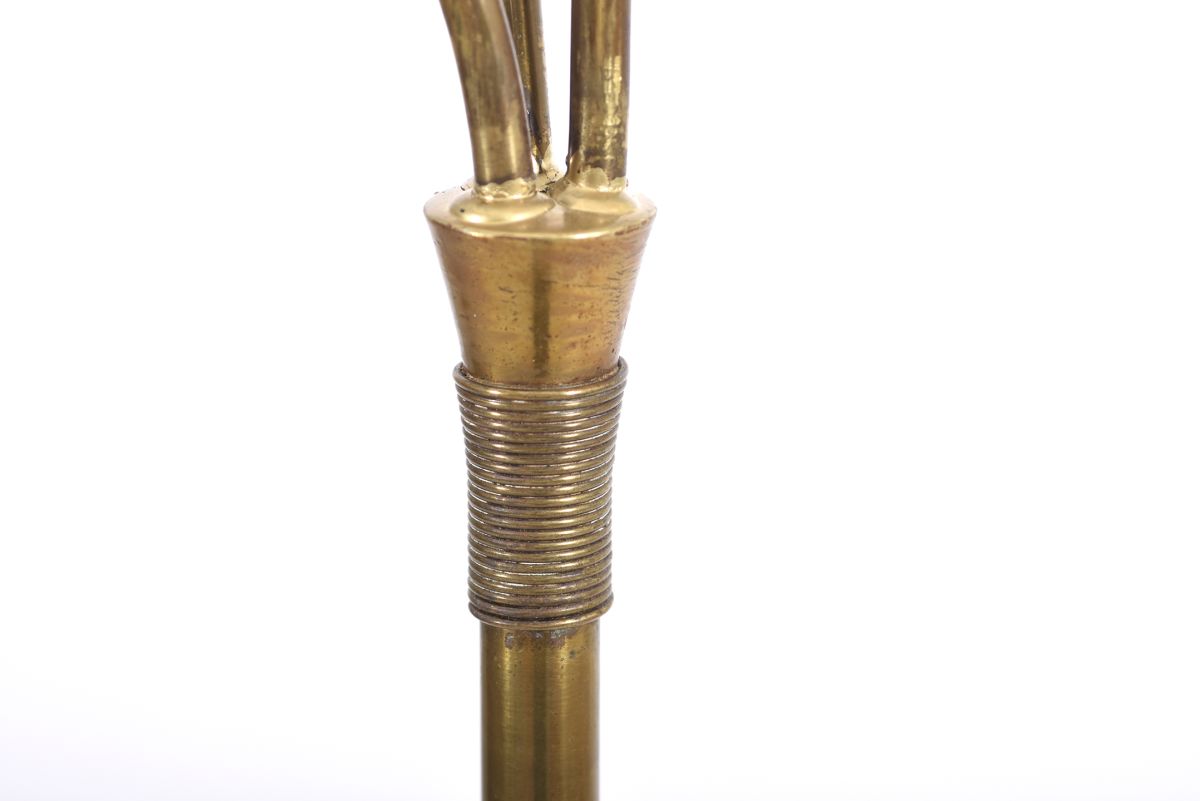 Anonymous Finnish sculptural brass floor lamp 06