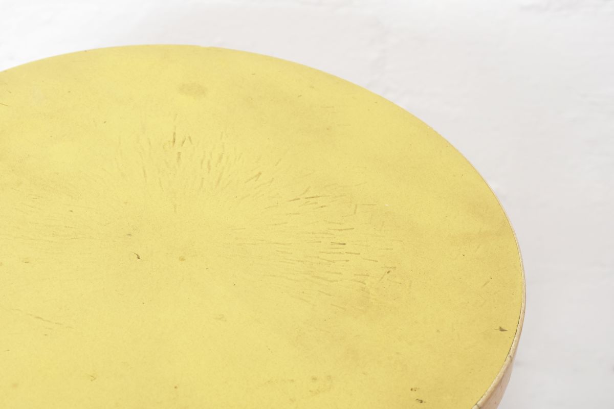 Aalto Bar Stool64 Yellow Lino details1