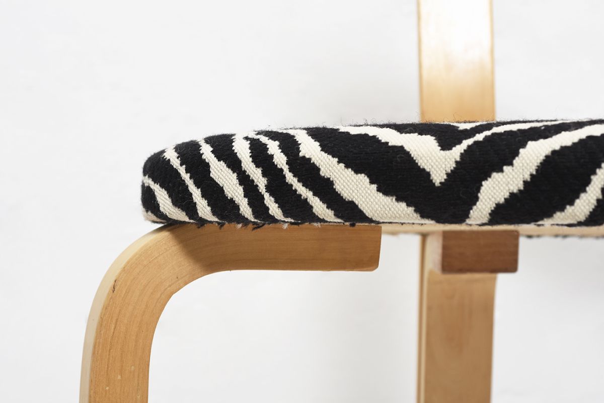 Alvar Aalto 69chairs Zebra Set details5