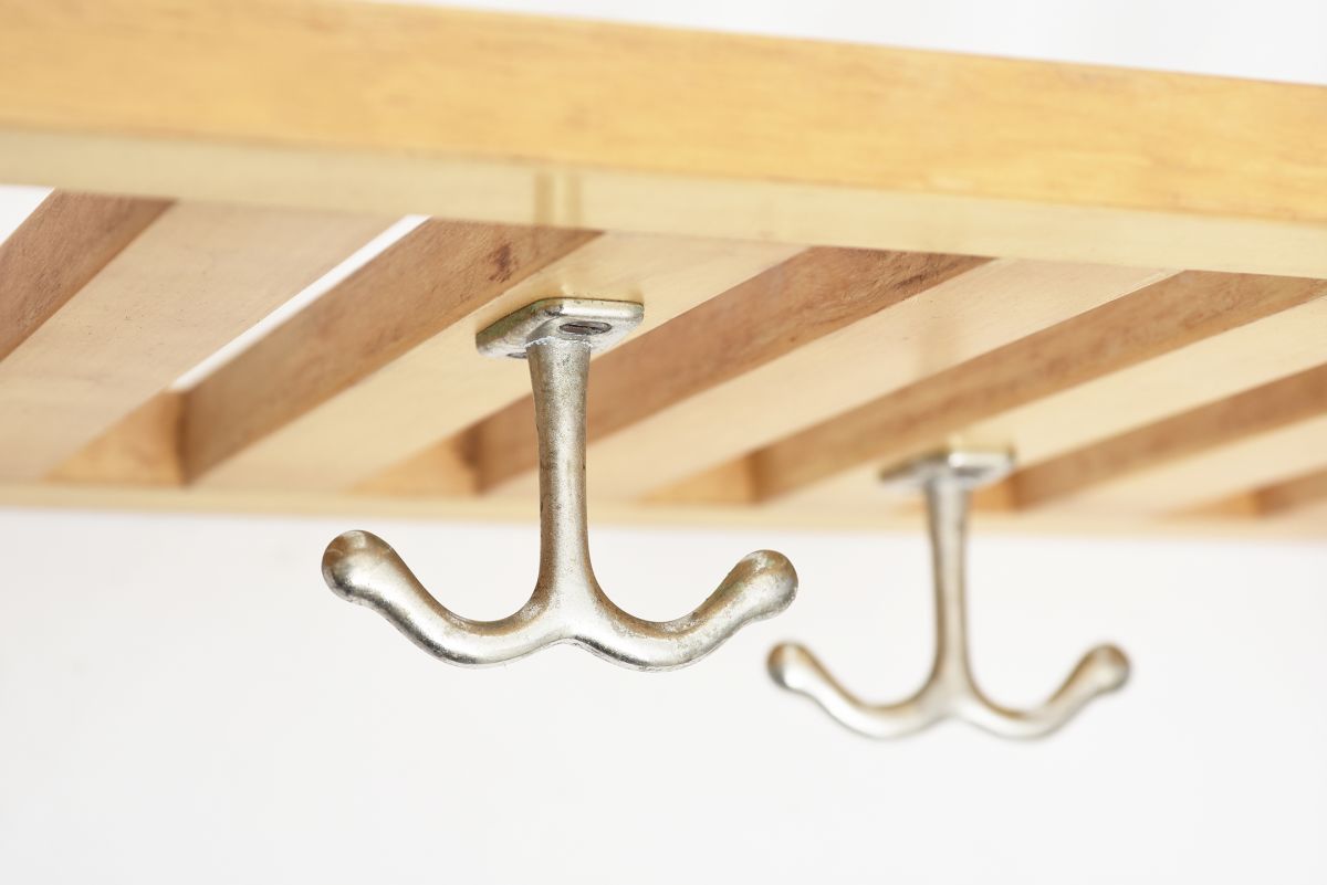 Aalto Alvar Coat rack with metal hook 04