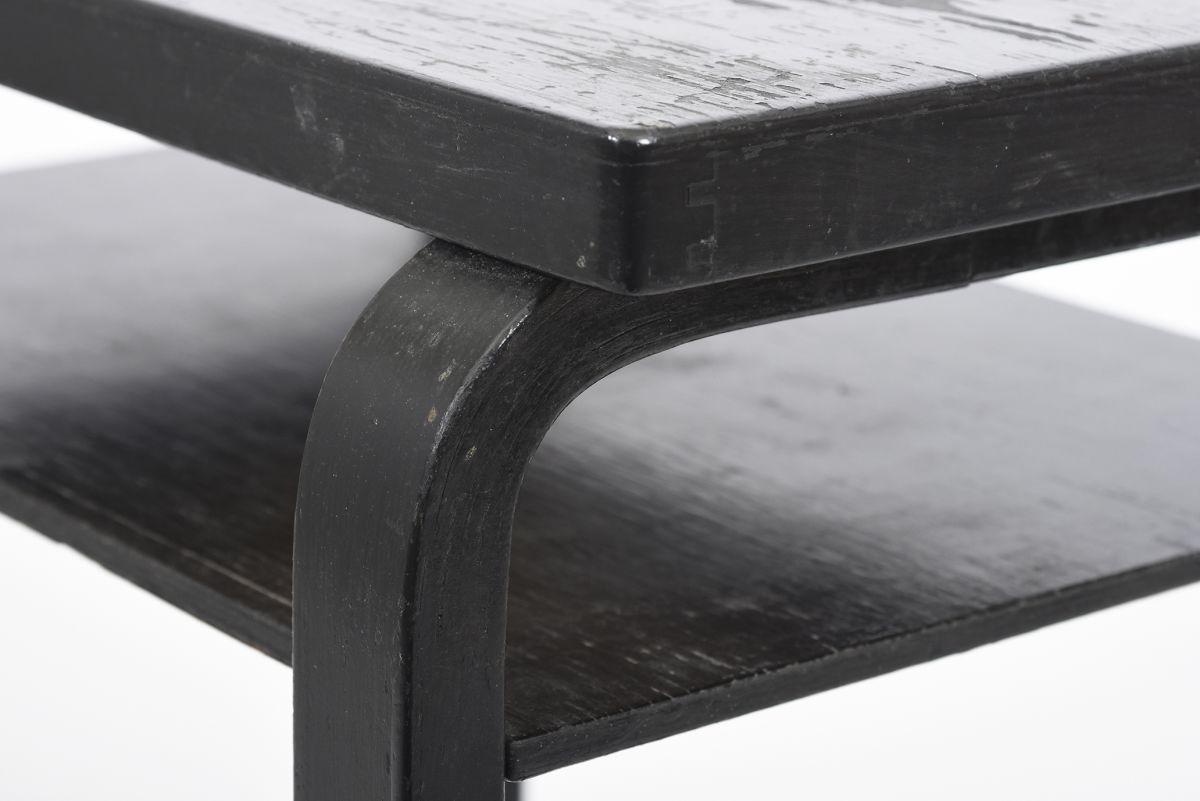 Aalto Alvar Painted side table black 03