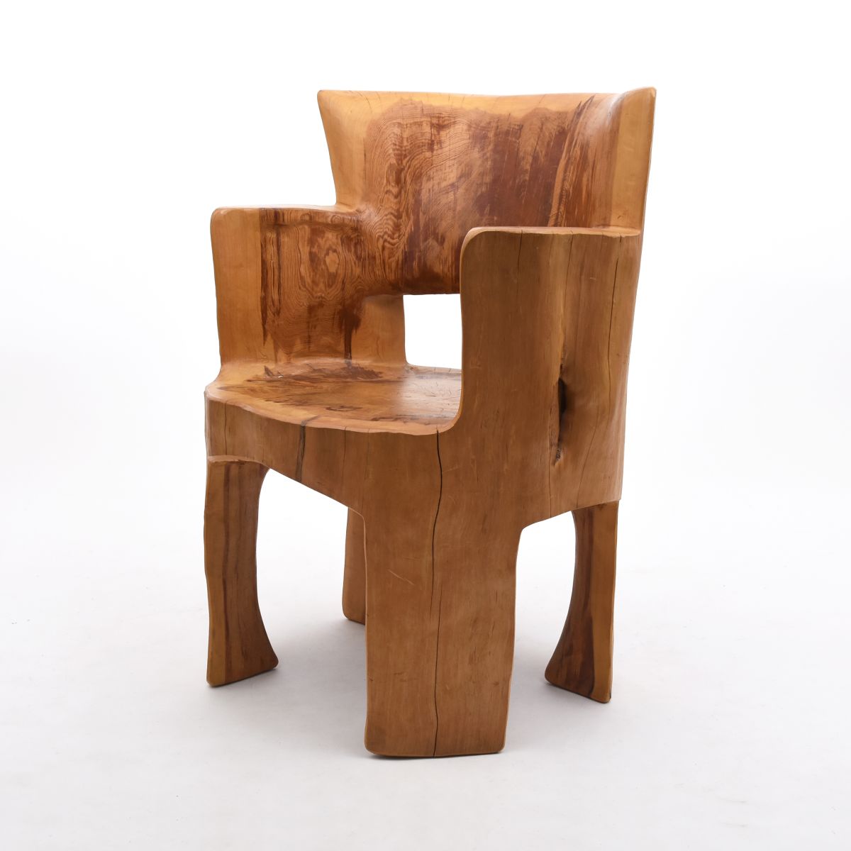 Anonymous huge wood chair