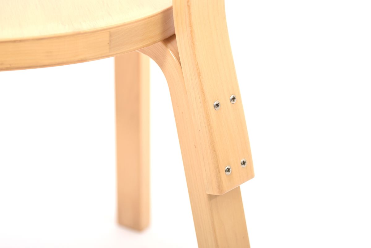 Aalto Alvar Chair 69 set of 3 birch 07