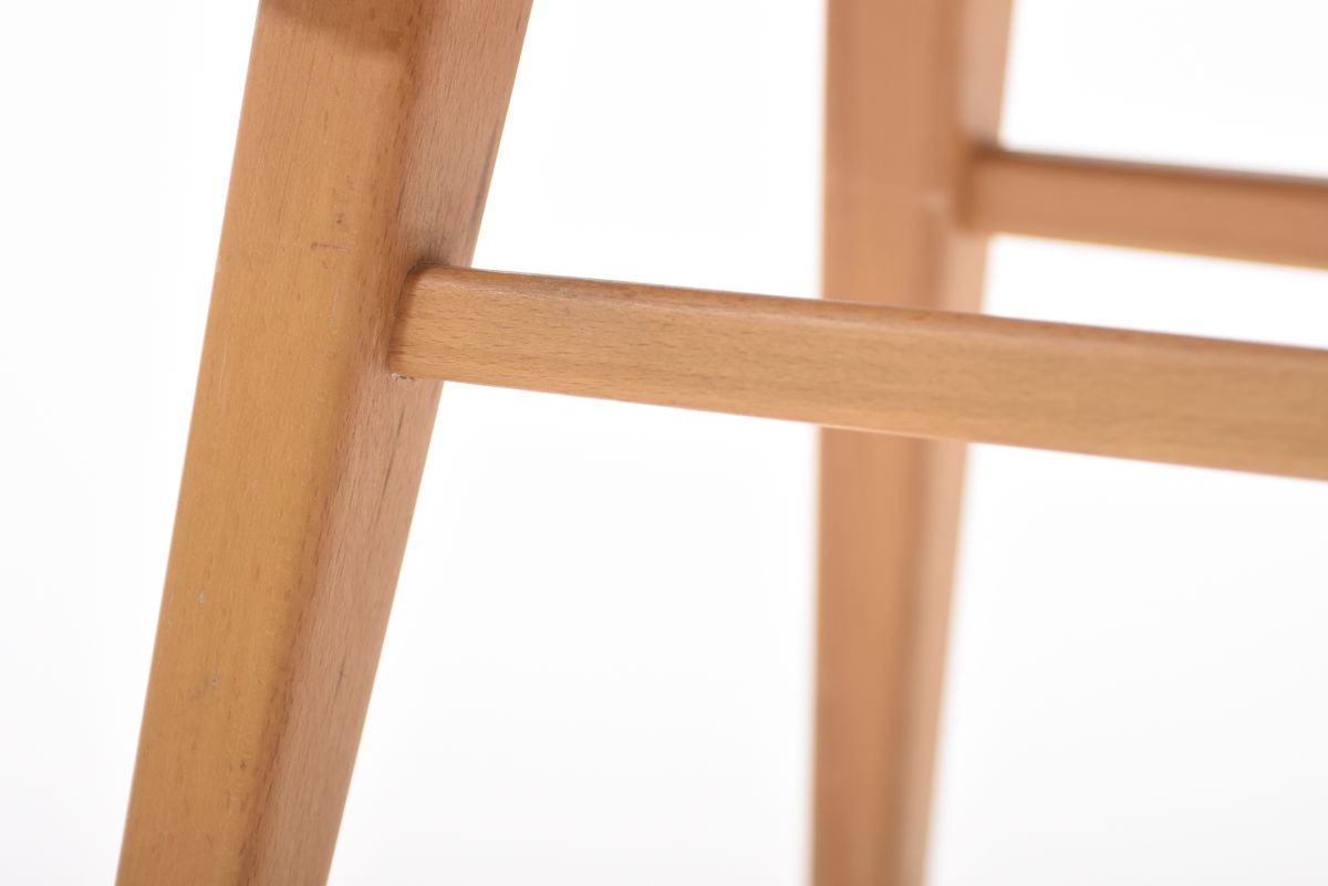 Anonymous red vinyl stool 09