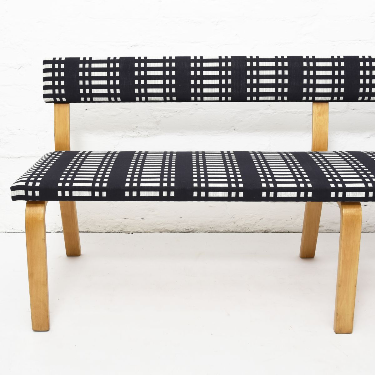 Aalto Alvar Rare long bench JG fabric