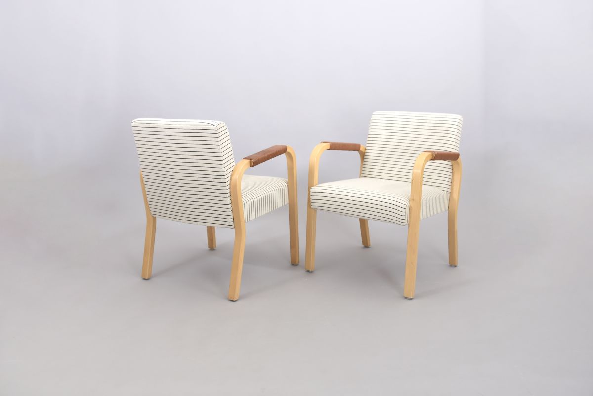 Aalto Alvar Armchair 46 stripe