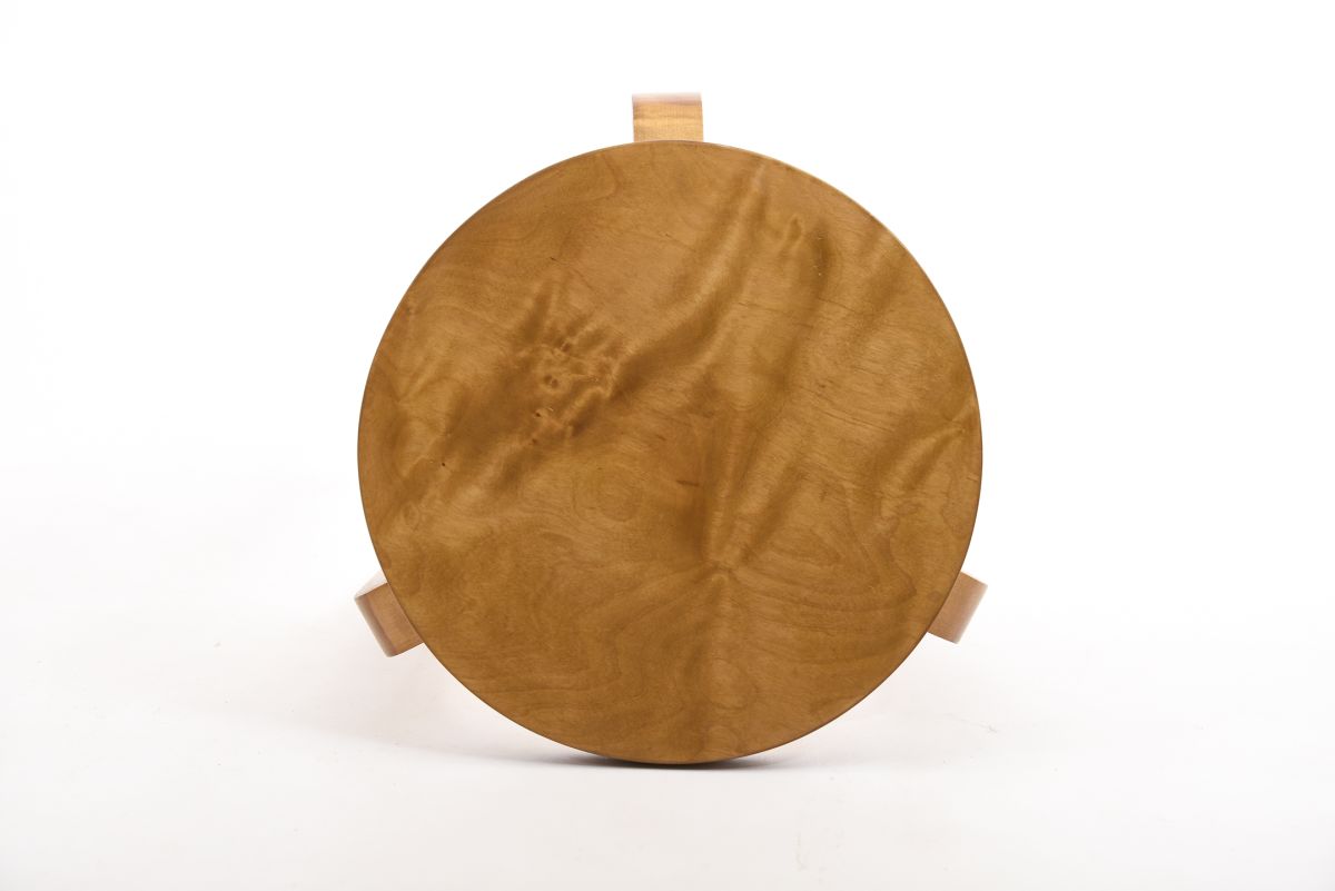 Aalto Alvar Stool 60 veneered top top A