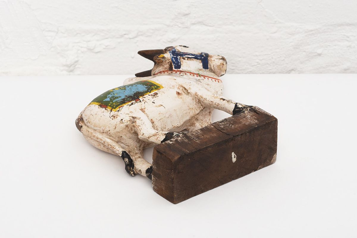 Folky Wooden Cow details7