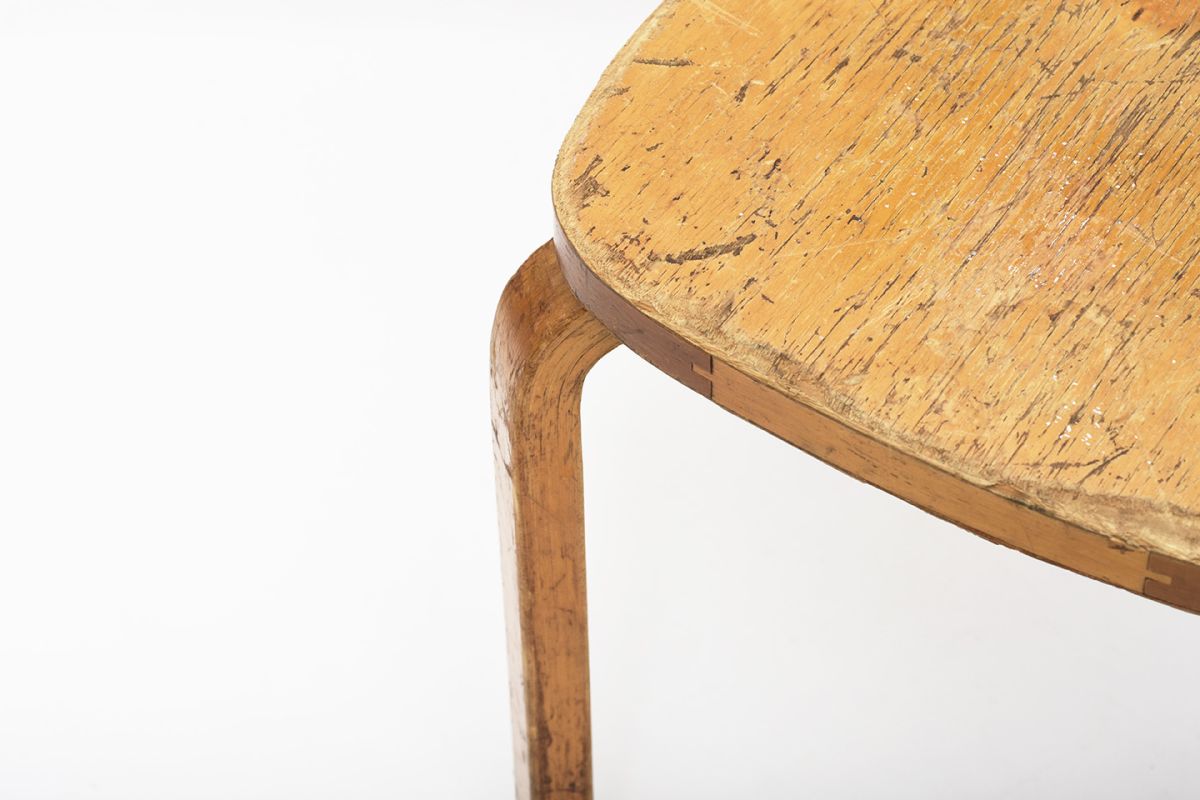 Aalto Chair69 Patinated Birch details8