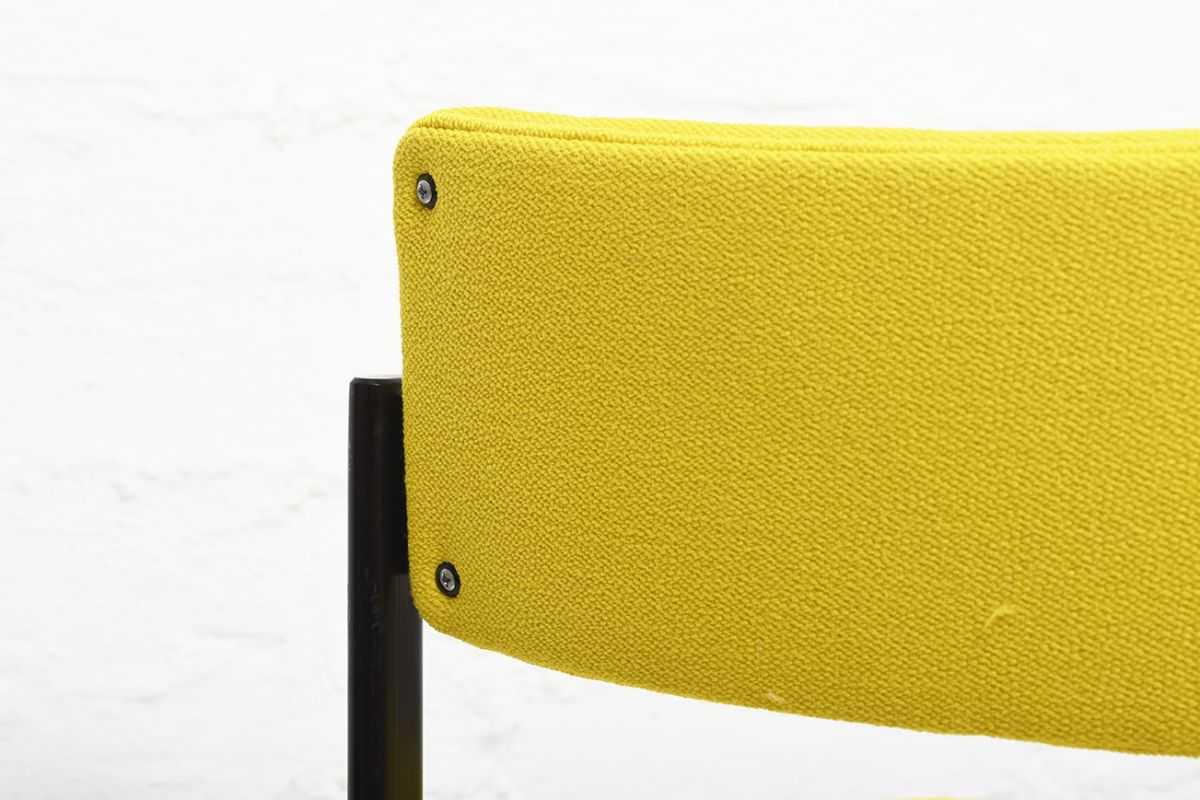 Tapiovaara Kiki Chairs Yellow details4